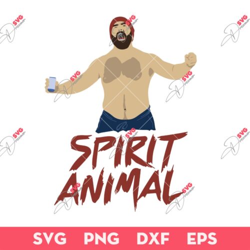 Jason Kelce Chiefs SVG, Spirit Animal Chiefs SVG, True Brotherly Love SVG