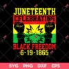 Juneteenth Celebrating Black Freedom 1865 SVG, Junteenth SVG, Black History SVG