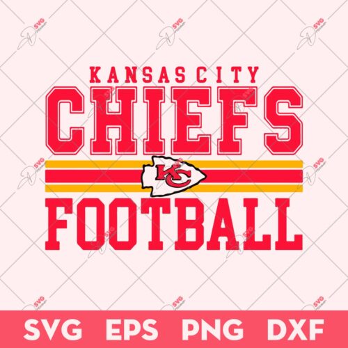 Kansas City Chiefs Football SVG, KC Chiefs SVG, Kansas City SVG