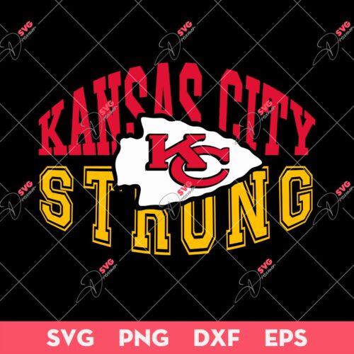 Kansas City Chiefs Strong SVG, KC Chiefs SVG, Kansas City Strong SVG