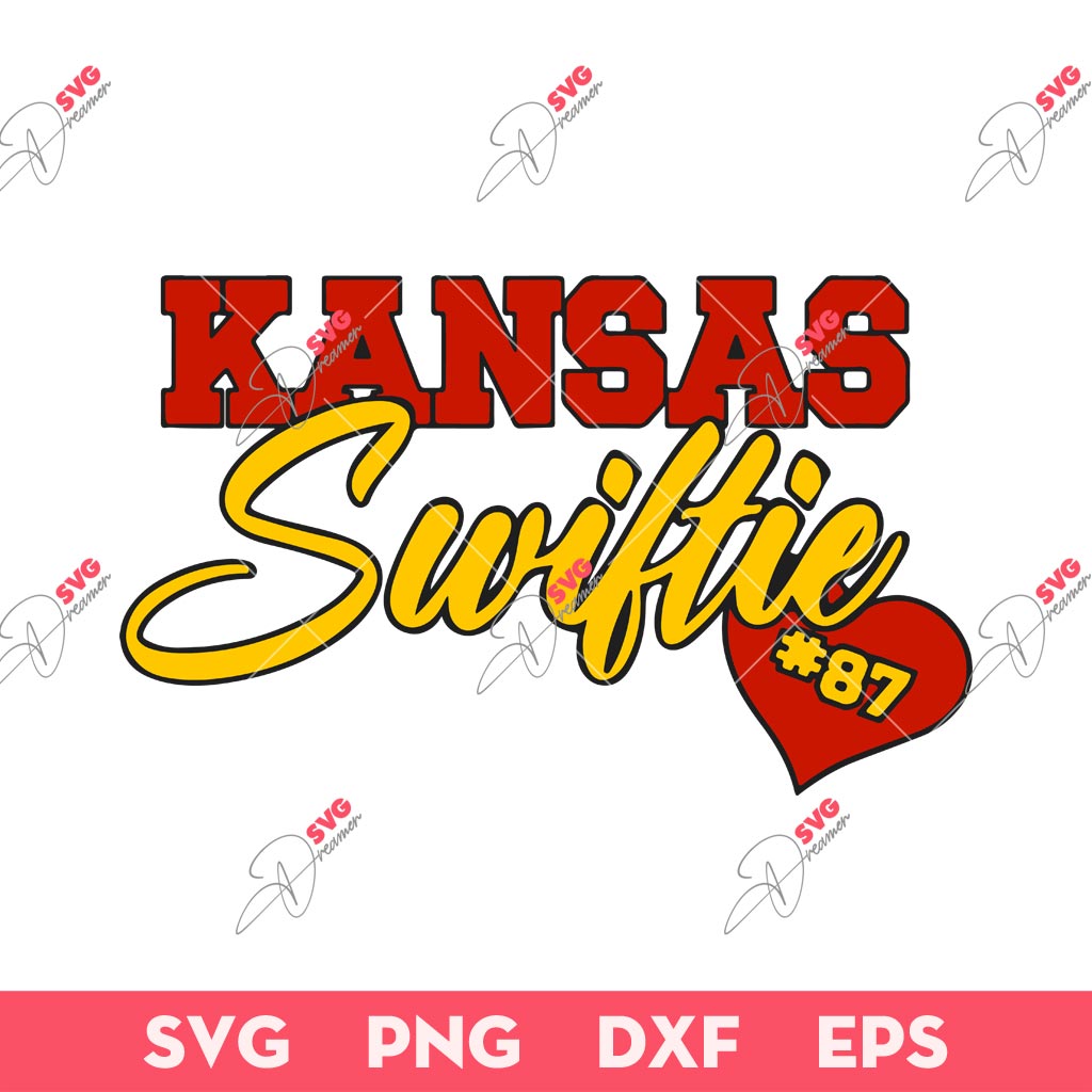 Kansas Swiftie 87 SVG, Kansas City Chiefs SVG, Go Taylor's Boyfriend SVG
