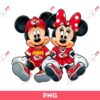 Mickey And Minnie Kansas City Chiefs PNG, Disney KC Chiefs Fans PNG, Cute Mickey Minnie Sport PNG