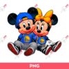 Mickey Minnie Golden State Warriors PNG, Disney Mouse Basketball PNG