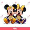 Mickey Minnie Lakers Team PNG, Disney Mouse Lakers Sport PNG
