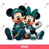 Mickey Minnie Philadelphia Eagles Fans PNG, Disney Sport NFL Philadelphia Eagles Team PNG