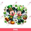 Mickey Minnie St Patrick's Day PNG, Disney St Patrick's Day PNG, Shamrock Mickey Minnie PNG