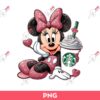 Minnie Mouse Starbucks PNG, Disney Minnie Valentine PNG, Cute Minnie Mouse PNG