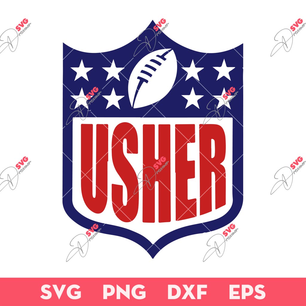 NFL Halftime Show 2024 SVG, Usher Super Bowl 2024 SVG, Super Bowl SVG