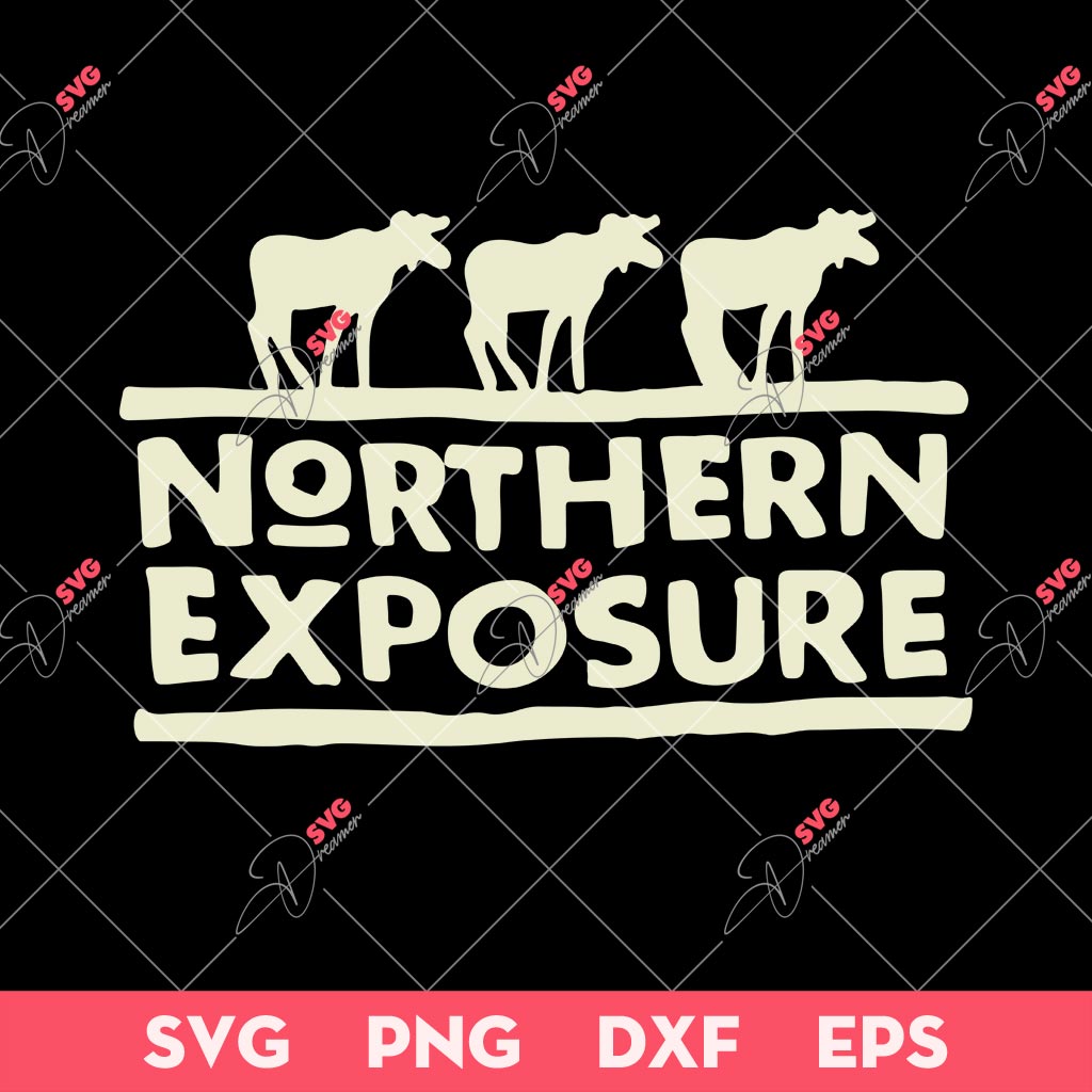 Northern Exposure SVG, Northern Exposure Distressed Texture SVG