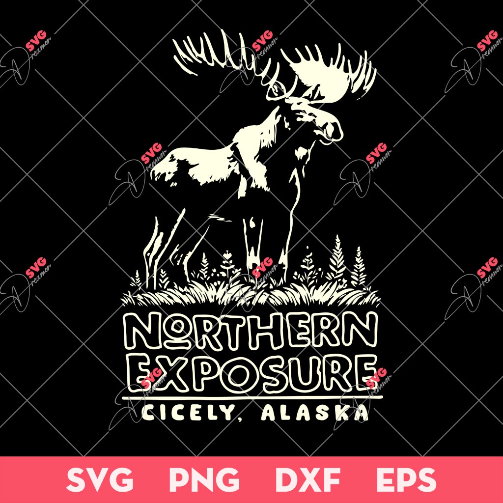 Northern Exposure Show Fan Art SVG, Northern Exposure SVG, Cicely Alaska SVG