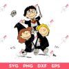 Peanuts Gang Harry Wizard SVG, Peanuts SVG, Harry Potter SVG