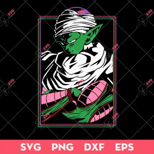 Piccolo SVG, Dragonball SVG, Manga And Anime SVG