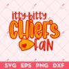 Retro Itty Bitty Chiefs Fan SVG, KC Chiefs Fan SVG, Kansas City Football SVG