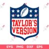 Taylor's Version Football SVG, Travis Taylor SVG, Go Taylor's Boyfriend SVG