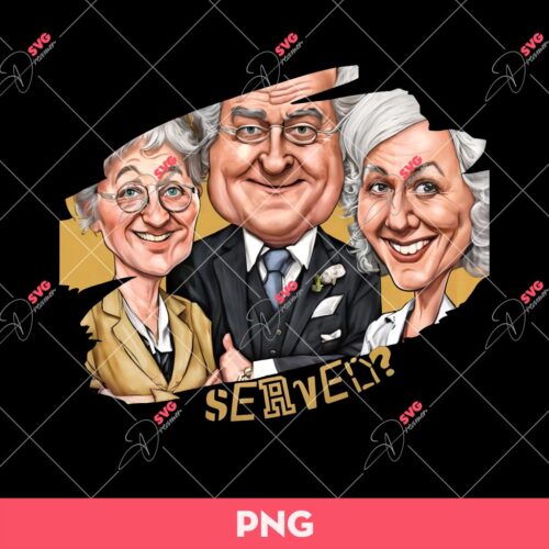 Are You Being Served Caricature Style PNG, There Is My Pussy To Consider PNG, Mrs Slocombe PNG