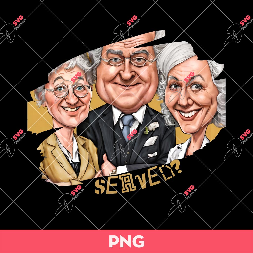 Are You Being Served Caricature Style PNG, There Is My Pussy To Consider PNG, Mrs Slocombe PNG