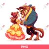 Beauty And The Beast PNG Sublimation, Princess Belle PNG Sublimation