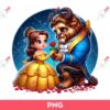 Beauty And The Beast PNG, Beauty Couple PNG