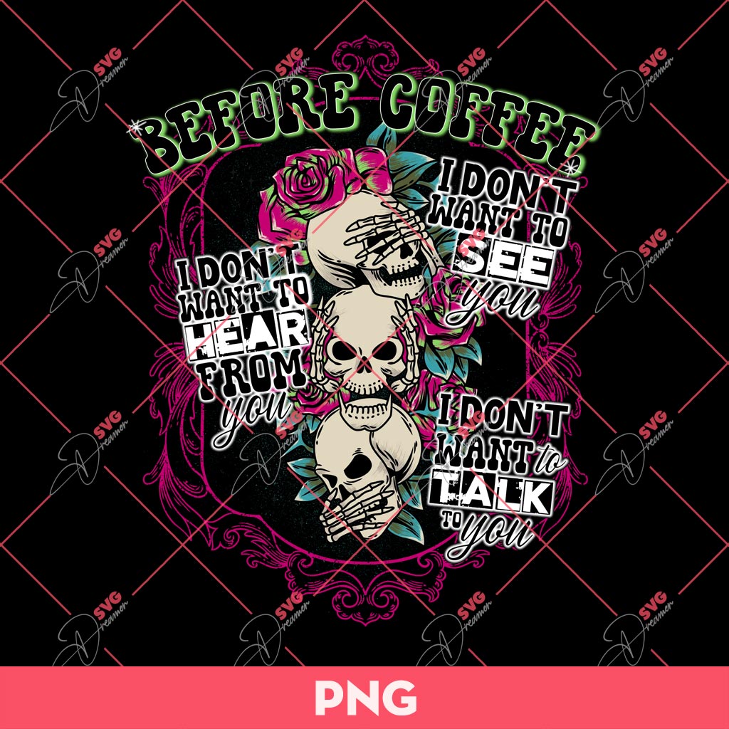Before Coffee PNG, Skeleton Coffee PNG, Skull Coffee PNG