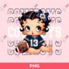 Betty Fan Dallas Cowboys PNG, Betty Boop Cowboys PNG, Betty Boop Dallas Cowboys Football PNG