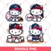 Bundle Hello Kitty Atlanta Braves Baseball PNG, Kitty Baseball PNG, Kitty Atlanta Braves PNG