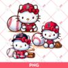 Bundle Hello Kitty Boston Red Sox Baseball PNG, Kitty Boston Red Sox PNG