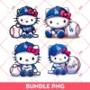 Bundle Hello Kitty Los Angeles Dodgers Baseball PNG, Kitty Baseball PNG, Kitty LA Dodgers PNG