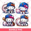 Bundle Hello Kitty New York Mets Baseball PNG, Kitty New York Mets PNG, Kitty Baseball PNG