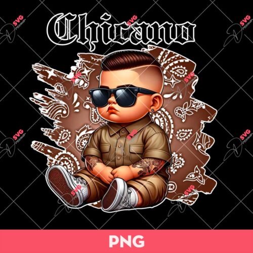 Chicano Baby Boy Cholo PNG, Chicano Old School PNG Sublimation