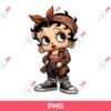 Chicano Betty Boop PNG, Cute Betty Boop PNG Sublimation