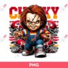 Chucky Kansas City Chiefs PNG, Horror Chucky Fan Chiefs Football PNG, KC Chiefs PNG