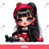 Cute Cartoon Girl PNG, Beautiful Little Girl PNG, Strawberry Baby Girl PNG