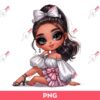 Cute Cartoon Girl PNG Sublimation, Cute Little Girl PNG