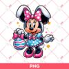 Disney Minnie Mouse Easter Eggs PNG, Easter Minnie PNG, Minnie Bunny Easter PNG