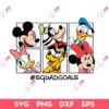Disney Squadgoals SVG, Mickey And Friends SVG, Disney Friends Squadgoals SVG PNG