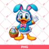 Easter Donald Duck And Easter Eggs PNG, Easter Disney Donald PNG