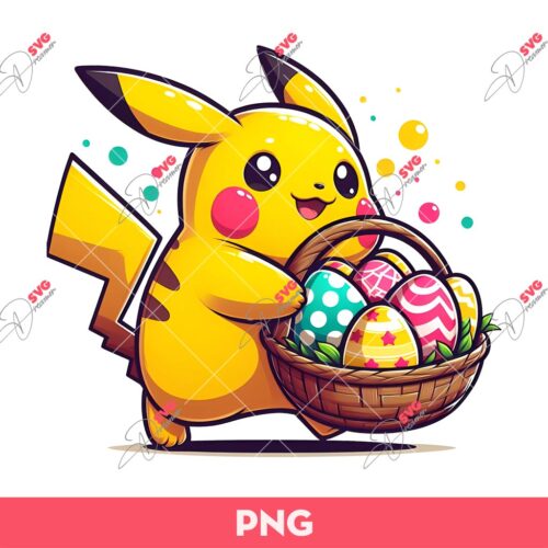 Easter Pikachu PNG, Easter Pokemon PNG