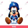 Goofy Los Angeles Dodgers PNG, Goofy Baseball PNG, Disney Sport PNG