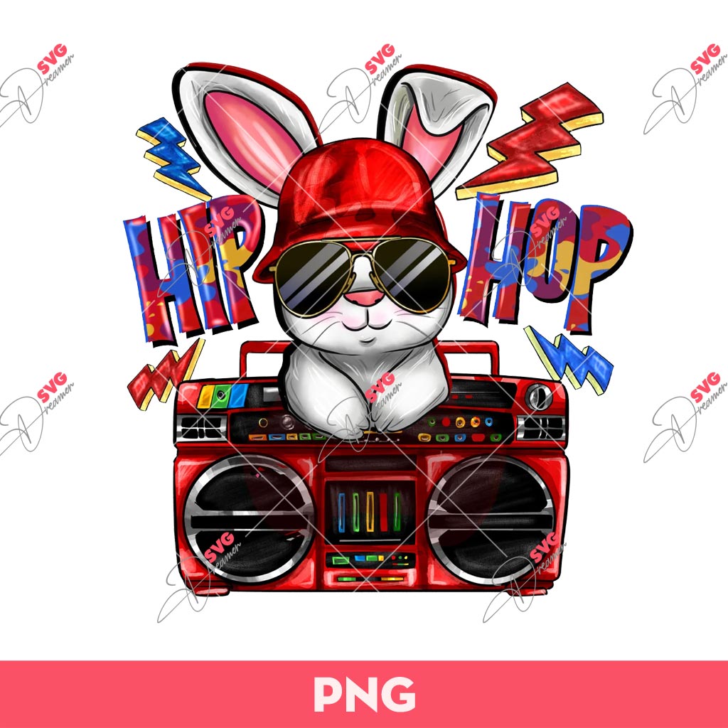 I Said Hip hop The Hippity To Hop Hip Hop PNG, Bunny Hip Hop Easter PNG