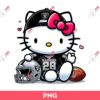 Kitty LV Raiders PNG, Hello Kitty Raiders Football PNG