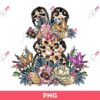 Leopard Bunny Easter PNG, Floral Bunny Easter PNG, Western Easter Bunny PNG