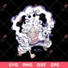 Luffy Gear 5 SVG, One Piece SVG, Manga Anime SVG PNG