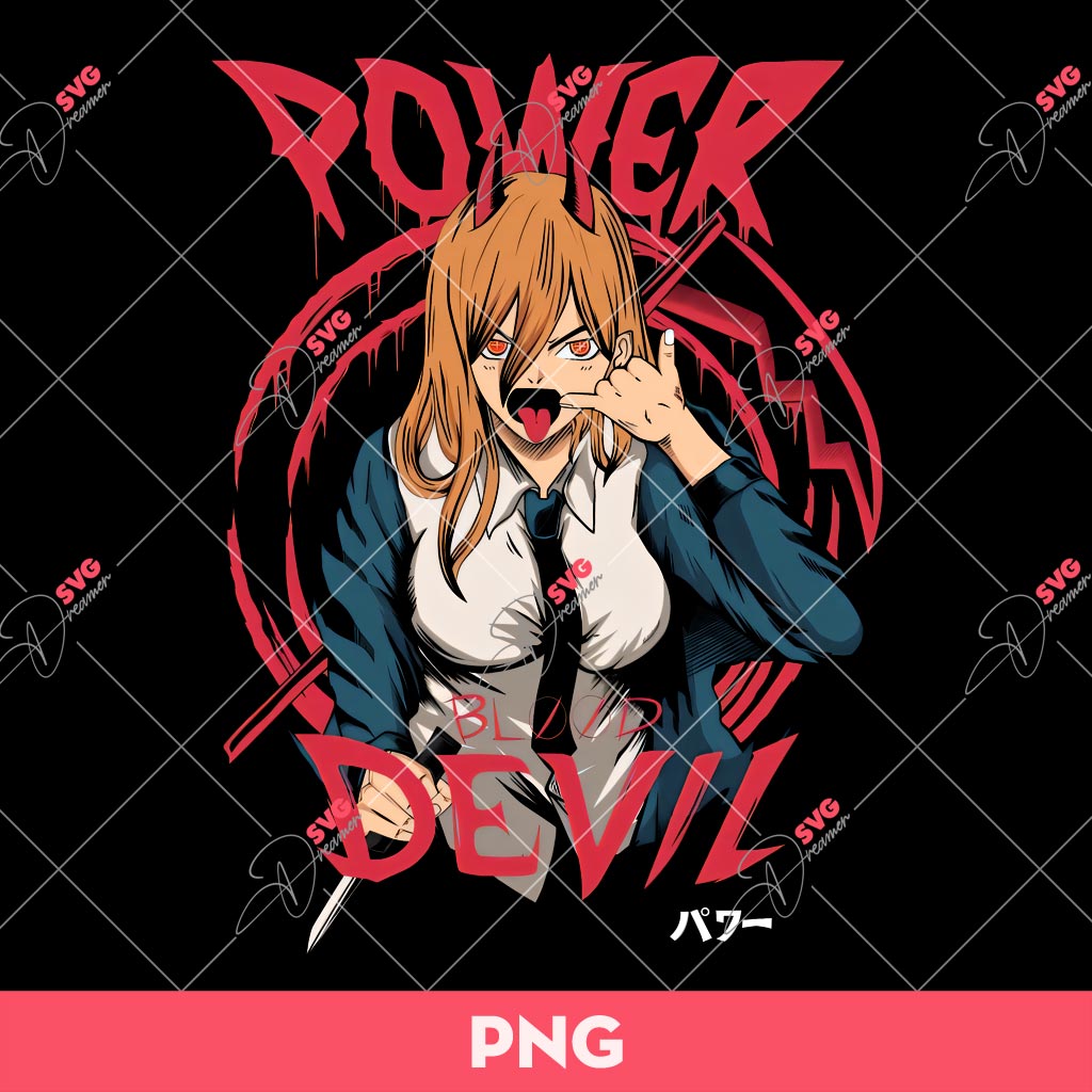 Makima Power Blood Devil PNG, Makima Chainsaw Man PNG, Manga And Anime PNG