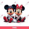 Mickey Minnie Boston Red Sox Baseball Fans PNG, Disney Mickey Minnie Baseball PNG
