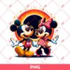 Mickey Minnie Solar Eclipse April 2024 PNG, Total Solar Eclipse 2024 PNG