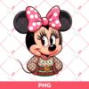 Minnie Mouse Wearing Gucci Fashion PNG, Minnie Gucci PNG