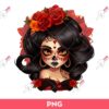 Red Catrina PNG, Chicana PNG