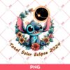 Stitch And Total Solar Eclipse 2024 PNG, Total Solar Eclipse April 8 2024 PNG