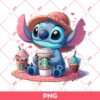 Stitch Drinks Starbucks Coffee PNG, Stitch And Coffee PNG