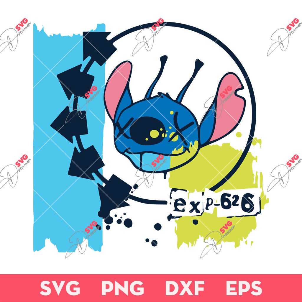 Stitch EXP 626 SVG, Stitch Exp 626 PNG Sublimation
